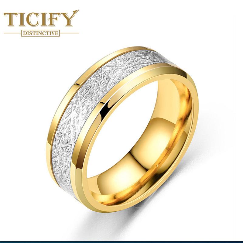 Личное трендовое кольцо из титановой стали с туманным стержнем, женское кольцо