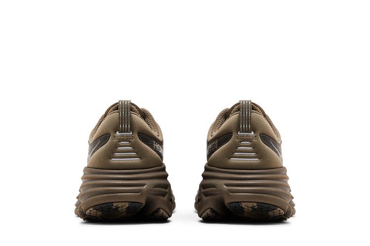 Hoka One One Bondi 8 Caged Stealth/Tech Umber