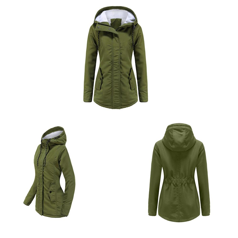 Женская зимняя теплая водонепроницаемая куртка-пуховик с ветрозащитным капюшоном на флисовой подкладке, стеганая утолщенная парка, зимнее пальто, лыжная верхняя одежда для улицы, S-5XL, большие размеры, большие размеры