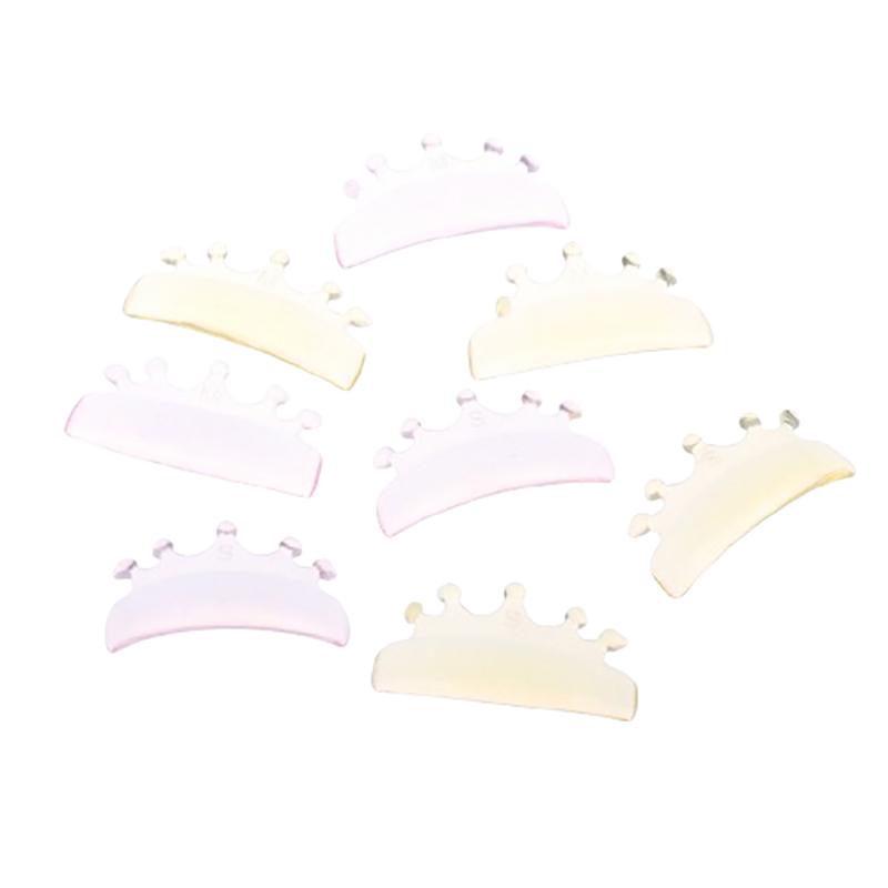 2 пары силиконовых бигуди для завивки ресниц в форме короны без клея, подушечки для ламинирования и лифтинга ресниц, 3D-аксессуары для наращивания и завивки ресниц