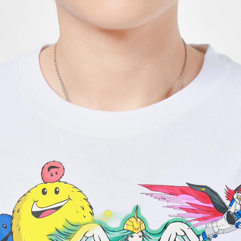 Nike Спортивная беговая повседневная футболка с круглым вырезом с принтом, мужские топы, белые DM7917-100