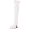 Sexy Thigh High Boots For Women Sexy Patent Fetish Party Shoes Lady Heels Over the Knee Boots Red Black Red Winter Long Shoe