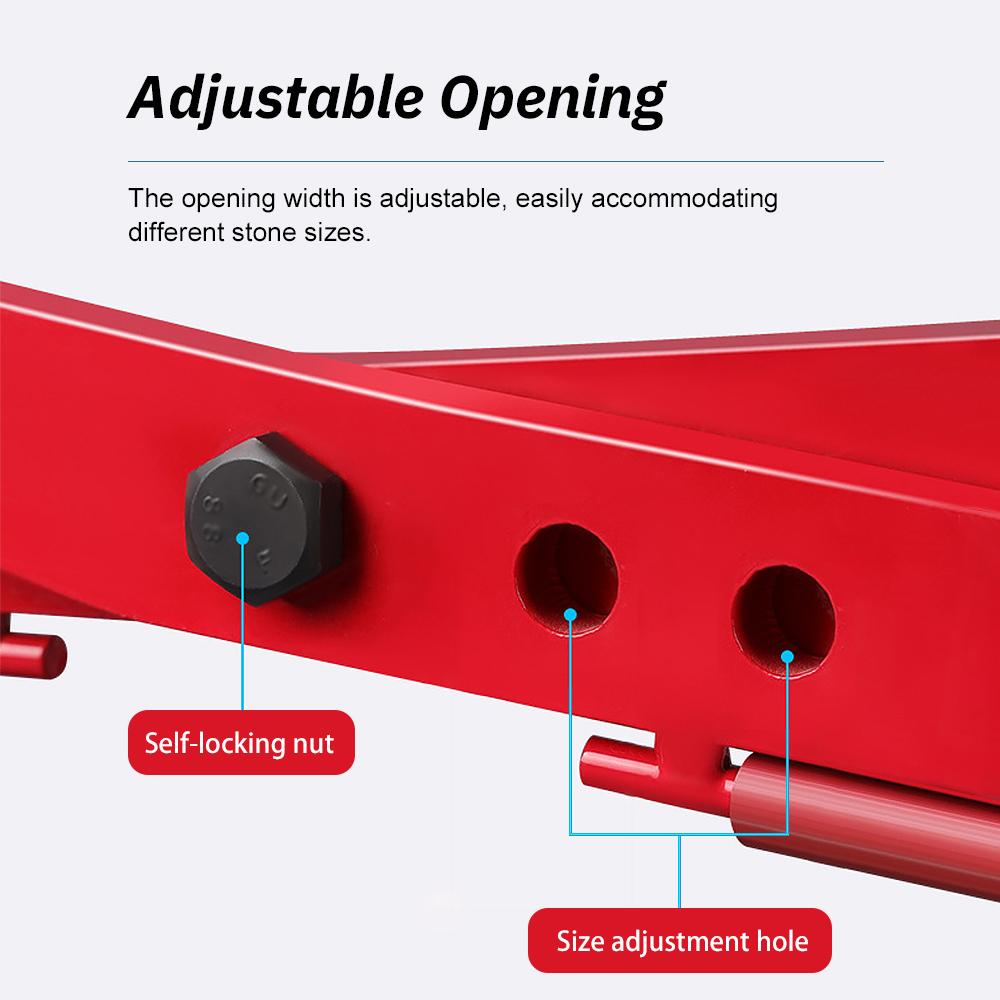 Захват для подъема камня с высоким сцеплением Зажим для каменной плиты Зажим для мраморной плиты Инструмент для транспортировки и переноски камня и дерева