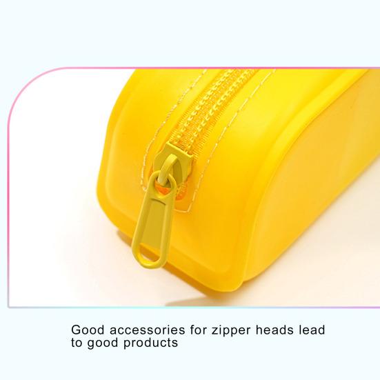 Силиконовый пенал градиентного цвета, сумка-карандаш на молнии, легкий пенал, органайзер для канцелярских принадлежностей