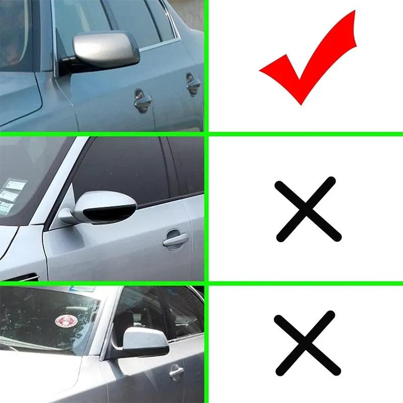 For BMW 5 Series E60 E61 525i 530i 528i 2004-2007 Car Replacement Rearview Side Mirror Cover Wing Cap Door Exterior Shell Trim