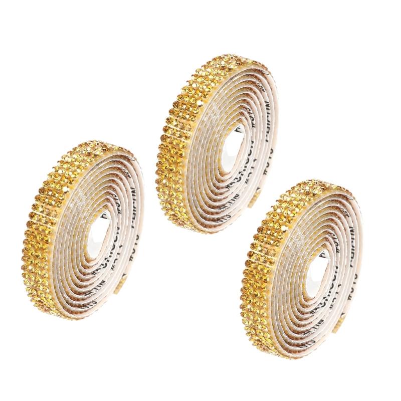 3 ярда блестящей ленты со стразами для украшения на день рождения, свадьбу, ленты со стразами для украшения торта, свечей