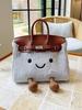 Jllycat Cute Fluffy Platinum Doll Crossbody Elf Handbag