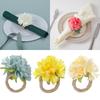 2 шт. Многоразовые кольца для салфеток Имитация гвоздики Пряжка для полотенца Украшение стола Декор для дома и кухни