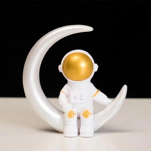 Смола Астронавт Фигурка Статуэтка Космонавт Скульптура Образовательная Игрушка Настольный Домашний Декор Модель Астронавта Для Детей Подарок