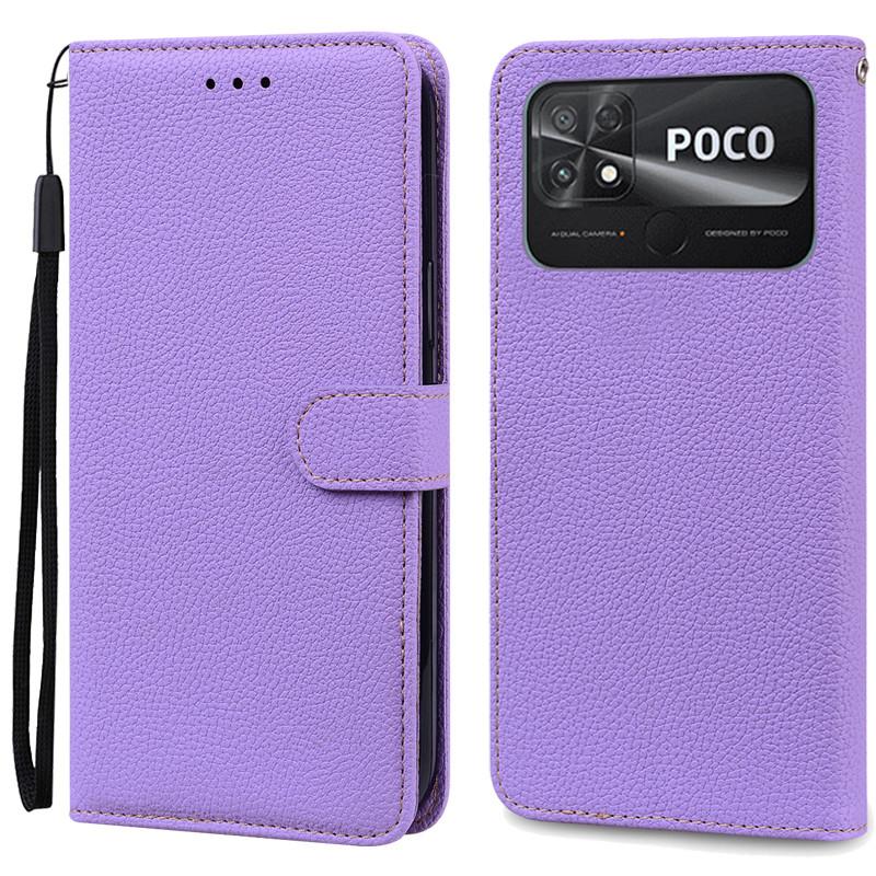POCO C40 Case Leather Wallet Flip Case For POCO C40 Case Xiaomi POCO C40 C 40 PocoC40 Phone Cover Coque Fundas Etui Shell