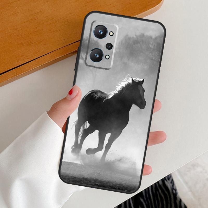 Бегущие Лошади Животное Для Realme 15 Pro GT7 GT6 10 11 12 13 14 Pro Plus C67 C63 C61 C55 C51 C53 C35 C75 C65 Чехол