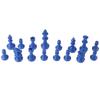 1Set 32Pcs Chess Set Plastic Ps Material Blue And White Medieval Chess Games For Adults Travel Chess Pieces Games Kids Toys