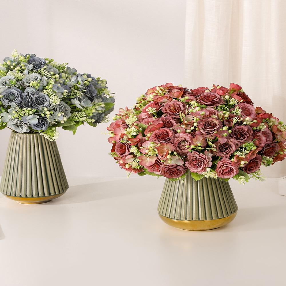 Lafite Пионовидная Гортензия Имитация Цветка Искусственные Шелковые Цветы Искусственные Цветы Свадебный Букет