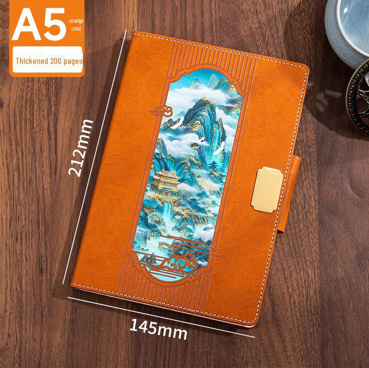 Подарочный набор из креативных деловых блокнотов 2025 года с магнитной застежкой