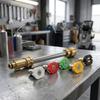 Металлический адаптерный комплект для моек высокого давления 3000 PSI с 6 разъемами и 5 насадками для стабильной работы