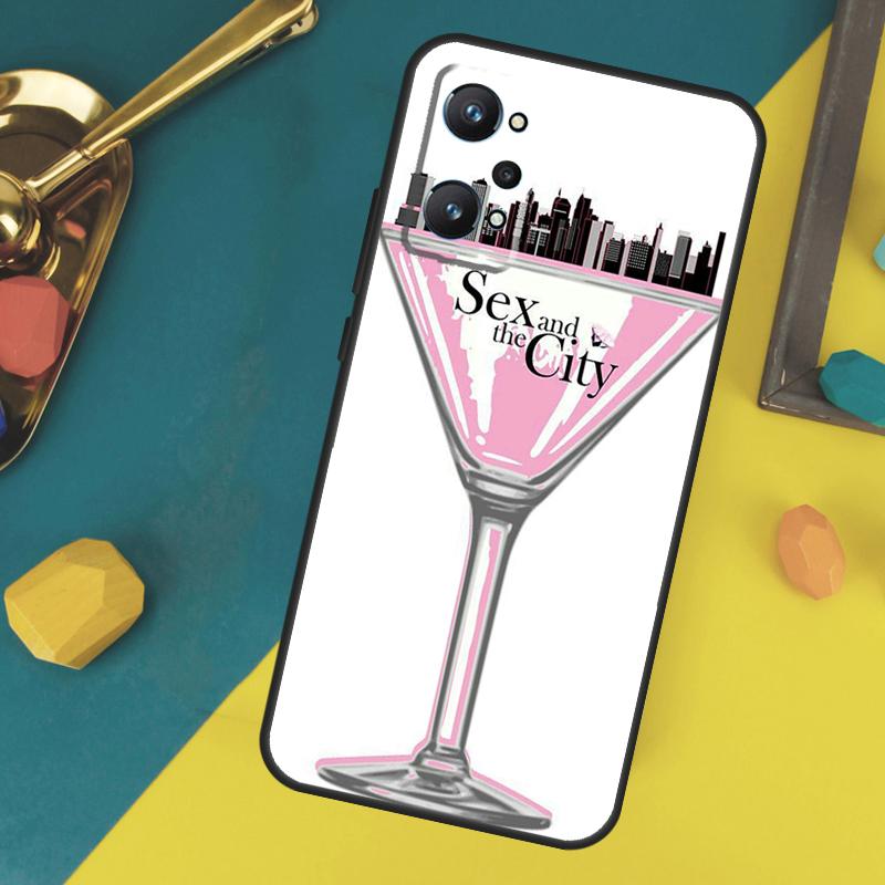 Sex and the City Case For Realme C53 C55 C67 C61 C75 C51 C21Y C25S GT 6 6T 5 GT7 Pro 10 11 12 13 14 Pro Plus