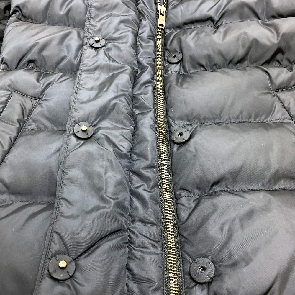 PRADA fur Down jacket down / Nylon Navy