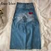 RogueWave Y2K New Streetwear Jeans Vintage Washed Baggy Jeans Harajuku Punk Straight Casual Gothic Wide Trousers