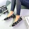 Spring Mesh Womens Shoes One Step Flat Bottom Korean Fashion Soft Sole Shoes Summer Cloth Shoes