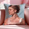 Singer PPommelien Thijs Cushion Cover Breathable Linen Pillowcase Summer Odorless EcoFriendly Invisible Zipper Washable
