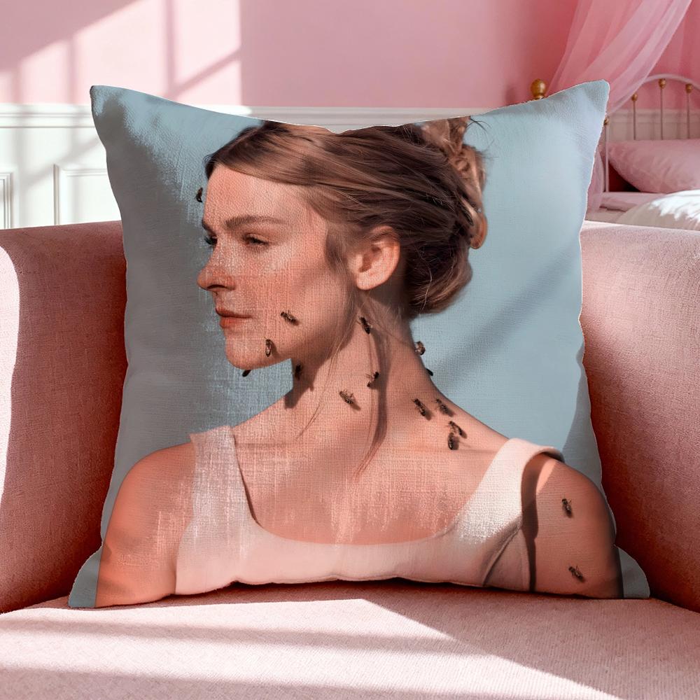 Singer PPommelien Thijs Cushion Cover Breathable Linen Pillowcase Summer Odorless EcoFriendly Invisible Zipper Washable