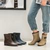 Fashion Women's Fashion Outerwear Short Tube Low-Heeled Rain Boots Waterproof Non-Slip Plus Velvet Warm New Work Rain Boots Size 37-41