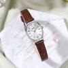 CQ447 Винтажные женские часы простые овальные кожаные водонепроницаемые кварцевые часы часы легкой роскоши подарочные часы для женщины