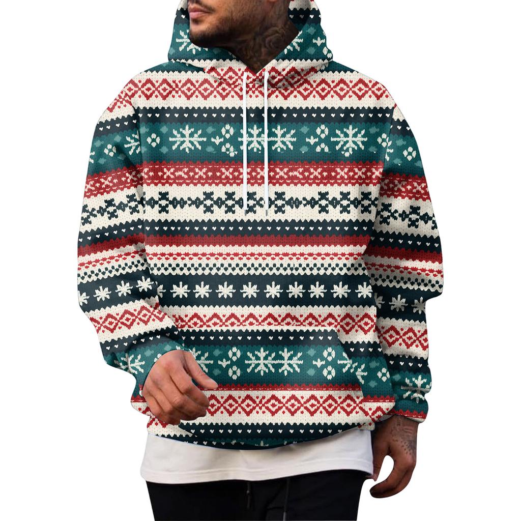 Мужской Спортивный Повседневный С Длинными Рукавами С Карманом Капюшон Толстовка