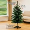Small Christmas Tree 2 Feet for Christmas Celebration, Artificial Christmas Tree with Foldable Stand, Xmas Tree Christmas Decorations Items