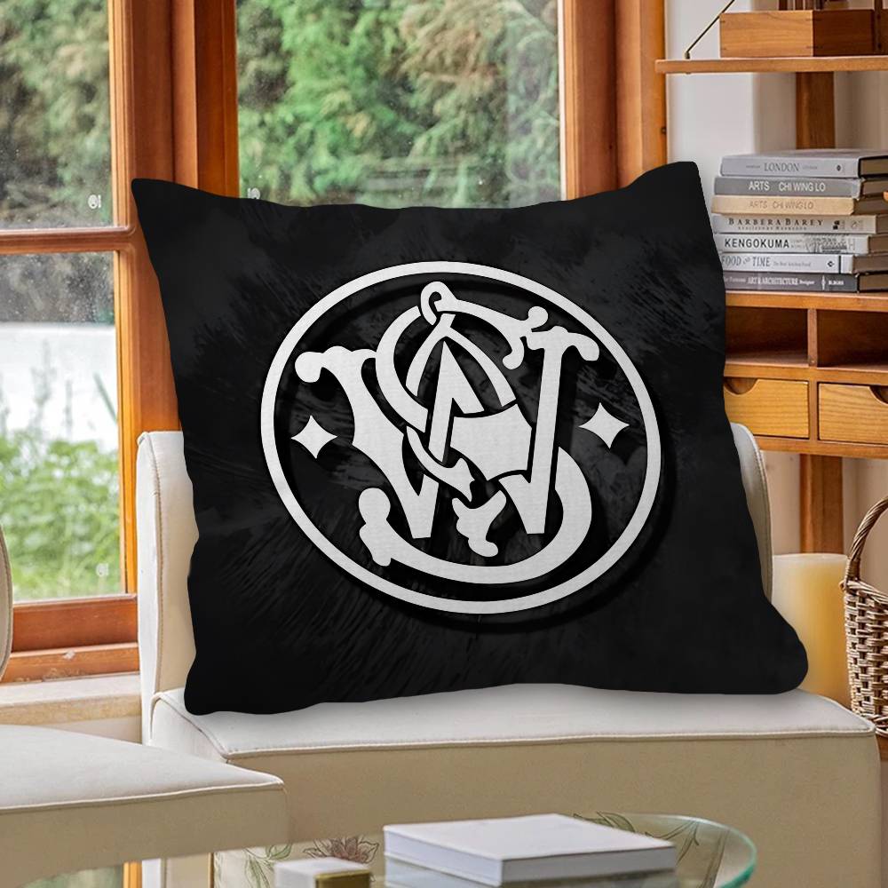 GUN SmithS WWessonS Pillowcases Home Bedding Decorative Pillow Cover Wedding Super Soft Pillow Case