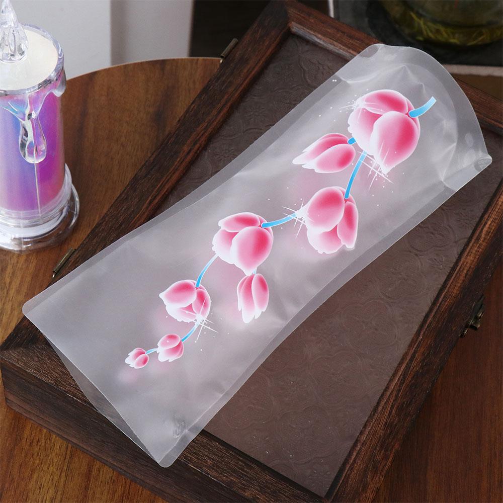 Easy to Store Cartoon Flower Vase Foldable Simple Flower Vase Creative PVC Folding Vase Office