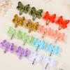 2Pcs/set 2.75 Inch Solid Bow Safety Hair Clips for Baby Girls Grosgrain Ribbon Hairpins Kids Hair Accessories Headwear