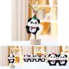 Plush Panda Toy Keychain With Soft Short Plush For Girls Gift Collection