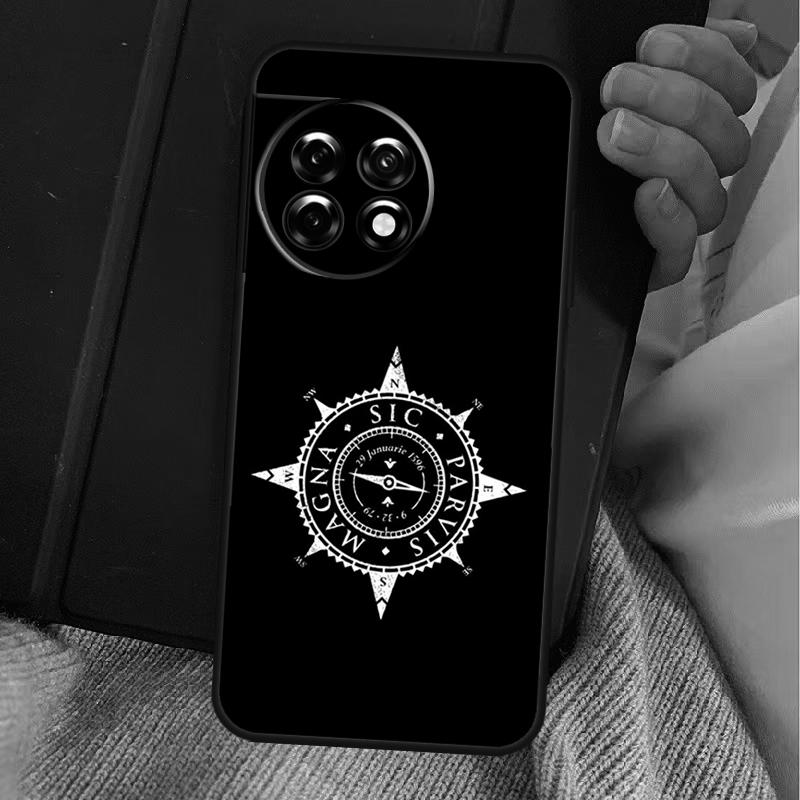 Чехол-компас для OnePlus 15 13 12 11 13R 13T 10T 10R 12R OnePlus Nord 5 CE 2 3 4 Lite N20 N30