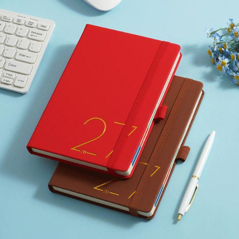 English A5 Agenda Planning Notebook Wear-resistant To-do List Notebook Business