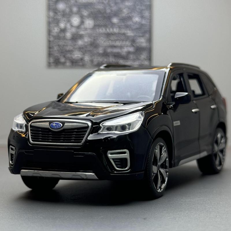 1/30 Subaru Forester Внедорожник Сплав Мускул-кар Модель Звук и Свет Оттяни Назад Детская Игрушка Коллекционные Предметы Подарок на День Рождения