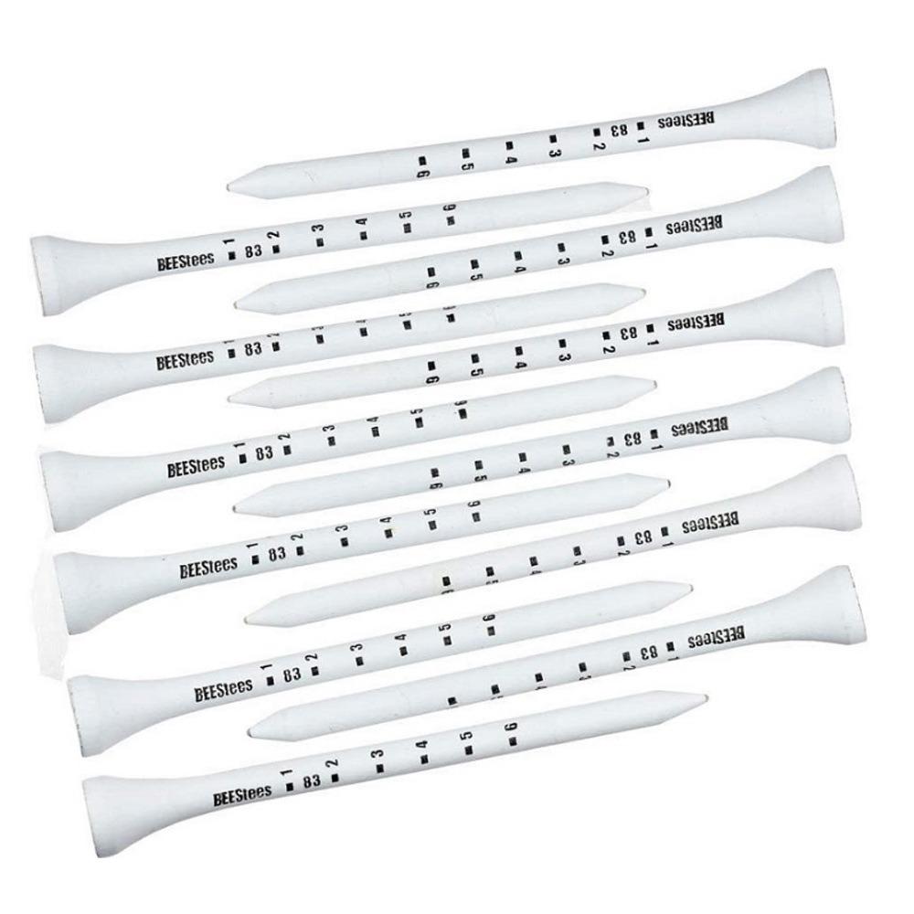 100PCS Bamboo Golf Tees Reduce Friction Side Spin Eco Friendly Durable Pack
