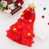 Autumn and Winter Christmas Day Cloak Pet Dog Dog Transformation  Dog Clothing Cat Supplies Cat Clothing