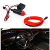 3/5M Car LED Cold Lights Flexible Neon Wire Auto Lamps On Car Cold Light Strips Line Decorative KTY