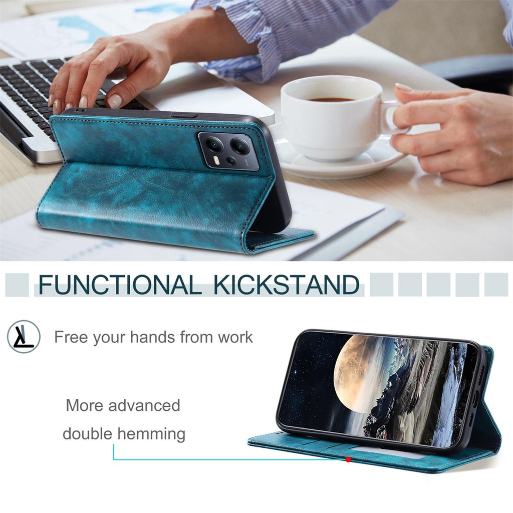 Чехол-книжка-кошелек из искусственной кожи Litchi Stria с подставкой для Xiaomi Redmi Note 8, Poco M3, Redmi 10X 4G, Redmi Note 9 Pro, Note 11, Note 12, K50, K60...