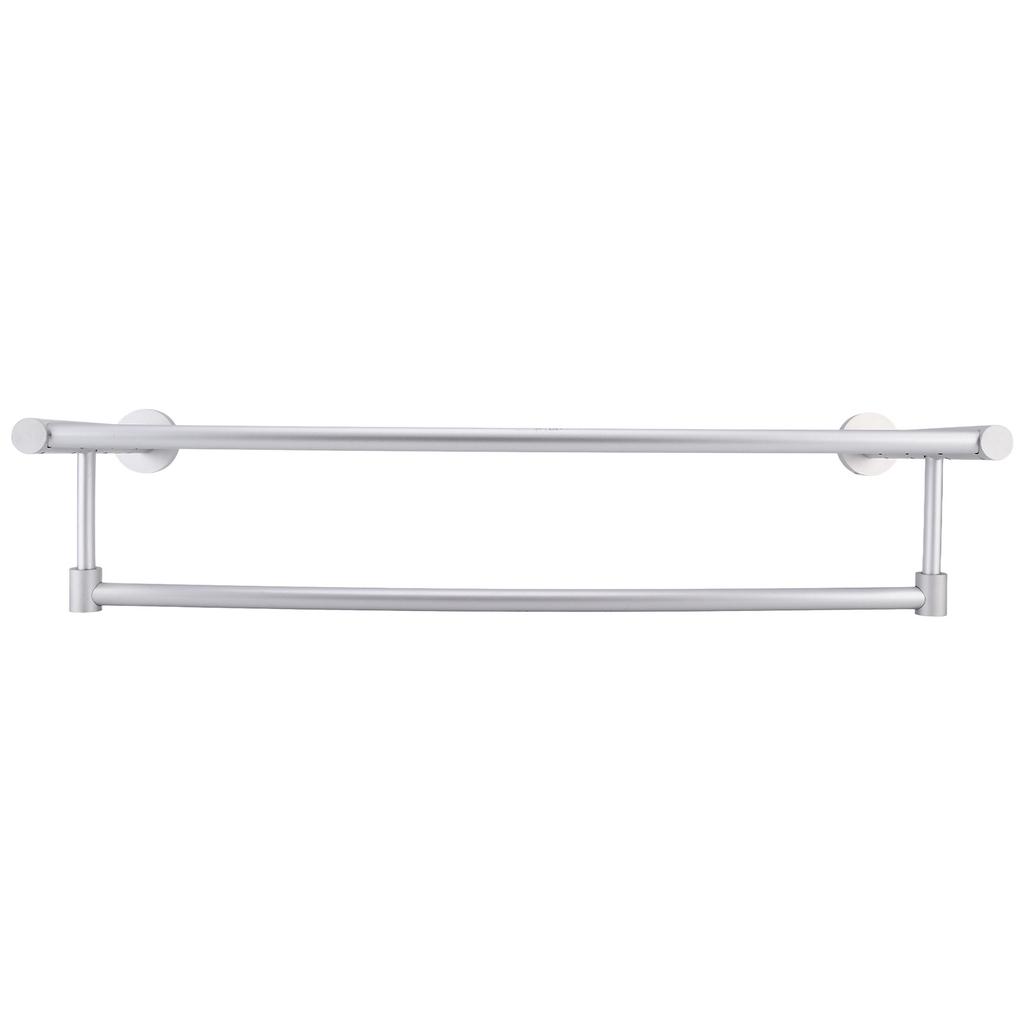 Aluminum Alloy Bathroom Towel Holder Wall Mounted 5 Bar Bath Towel Rack Storage Organizer Shelf