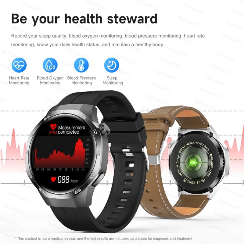 2025 Новые часы GT5 Max Смарт-часы HD AMOLED Экран NFC GPS Трекер Звонок по Bluetooth Здоровье Водонепроницаемые Смарт-часы Мужские Женские Для Huawei
