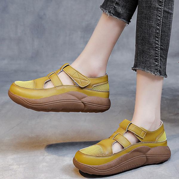Summer New Casual Mesh Breathable Flat Shoes Harajuku Board Shoes