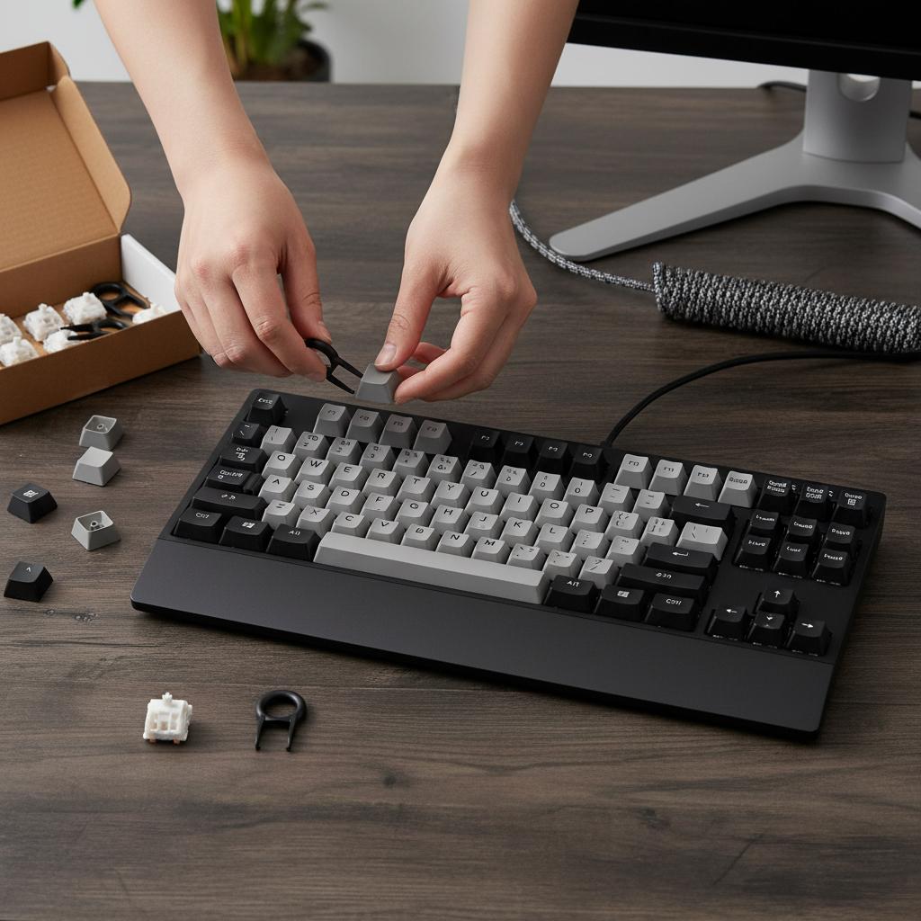 3-контактные тактильные механические переключатели для RGB механических клавиатур Ось Clicky Линейная Тактильная Перекрестный вал Переключатели