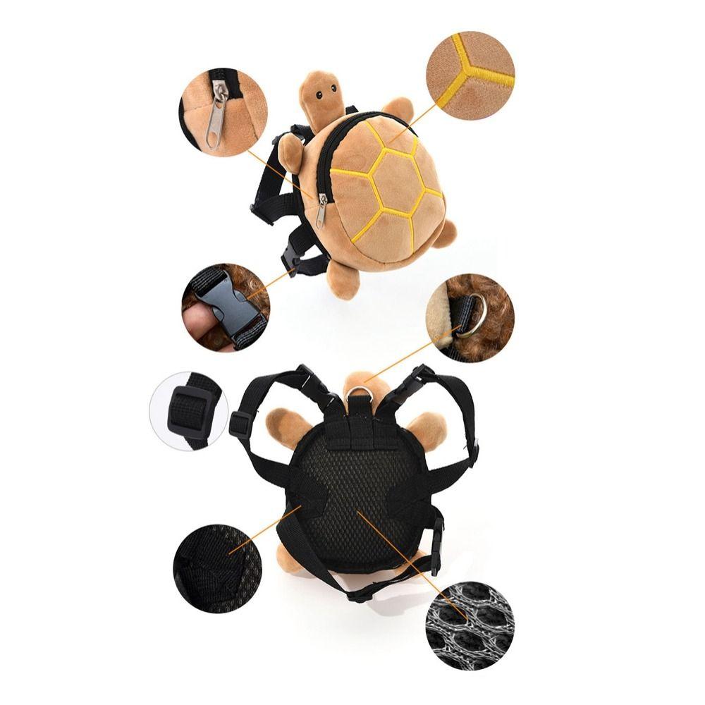 Плюшевый собачий рюкзак в форме черепахи для домашних животных, симпатичная сумка для закусок для домашних животных