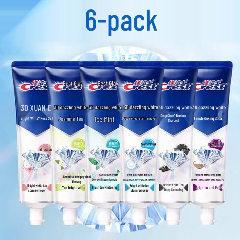 Crest Зубная паста 3D White Свежее Дыхание, 3 шт.
