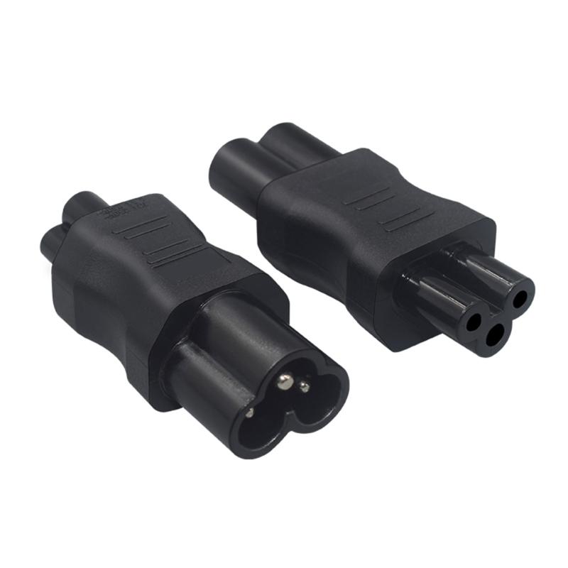 Адаптер питания IEC320 C6 на IEC320 C5, штекер-розетка, разъемы для блока питания компьютера, ноутбука