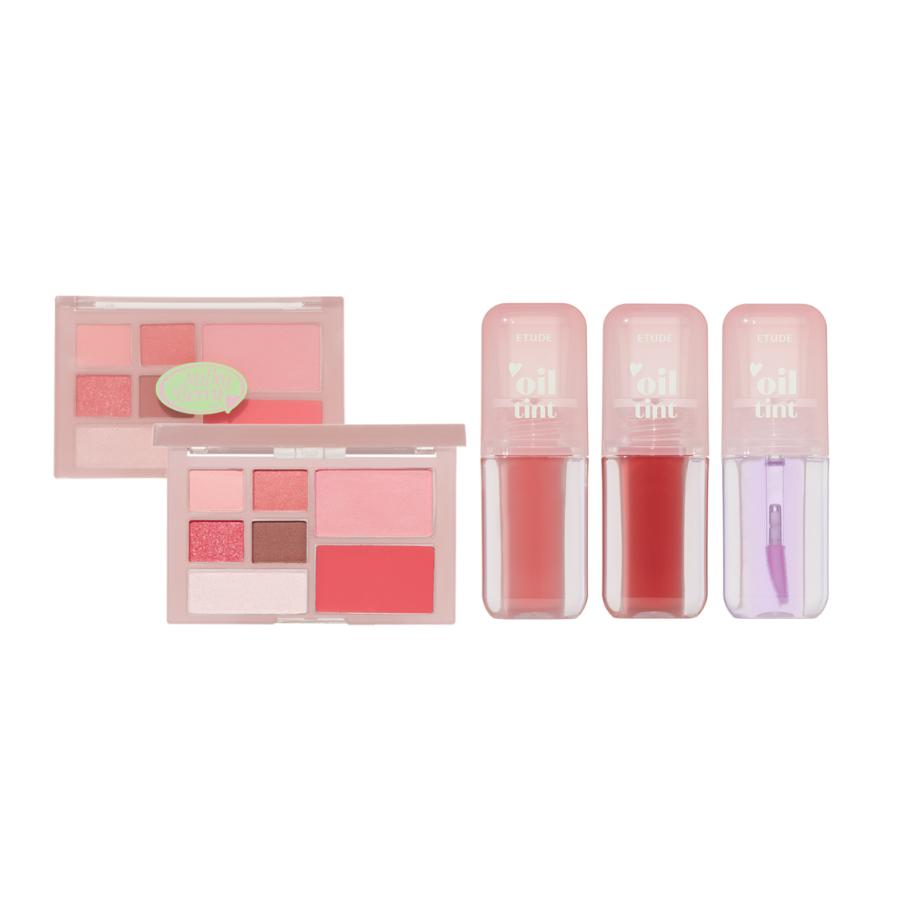 Etude Play Multi Eyes Milky Berry 6.8g + Dear Darling Oil Tint 4.2g