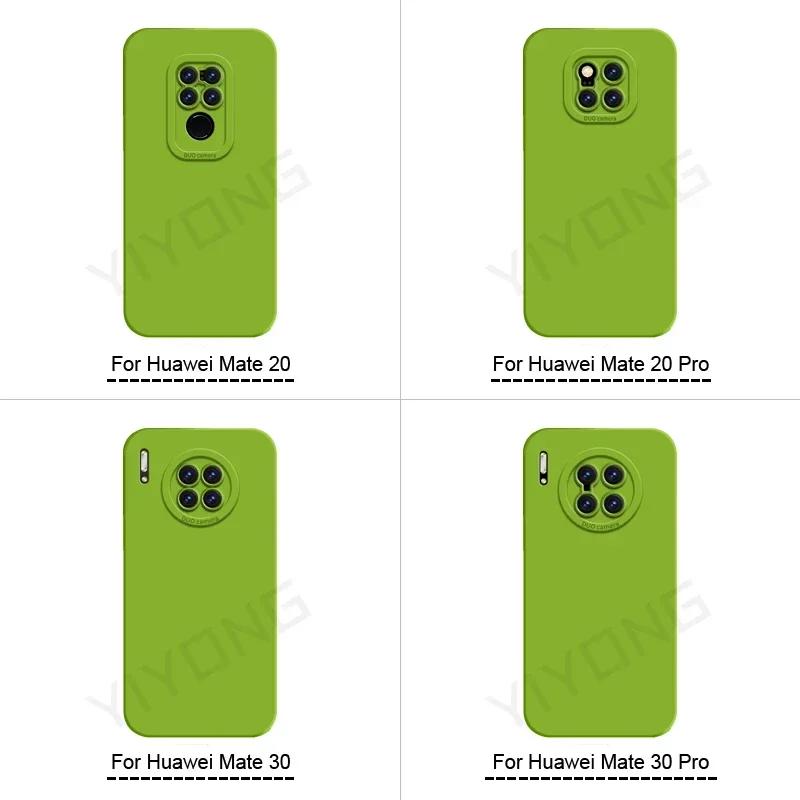 Для Mate20 Pro Чехол Мягкий жидкий силиконовый чехол для Huawei Mate 20 20Pro 30 30Pro Mate30 Pro Чехлы для задней панели телефона