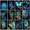 Алмазные наборы для рисования животных 5D Алмазная вышивка крестиком бабочки картины стразами мозаика Decortion